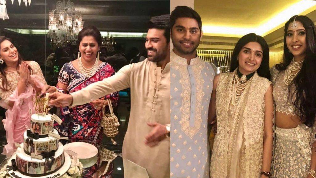 Ram Charan & Upasana at Shriya Bhupal's engagement Photos