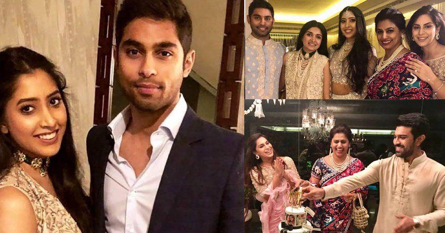 Ram Charan & Upasana at Shriya Bhupal's engagement Photos