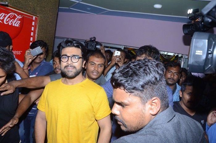 Ram Charan Watches Rangasthalam at Sudarshan Theater