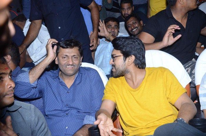 Ram Charan Watches Rangasthalam at Sudarshan Theater