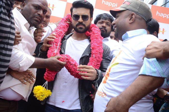 Ram Charan at Happi Mobile Store Launch Photos