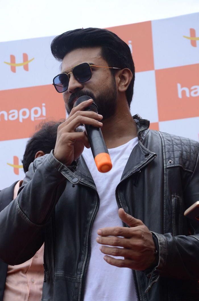 Ram Charan at Happi Mobile Store Launch Photos