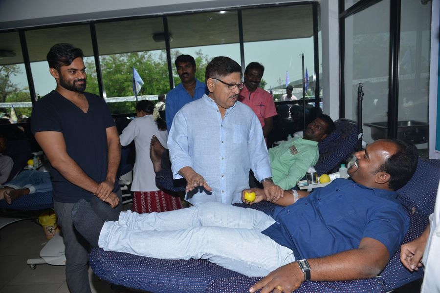 Ramcharan Birthday Celebrations at Chiranjeevi Blood Bank