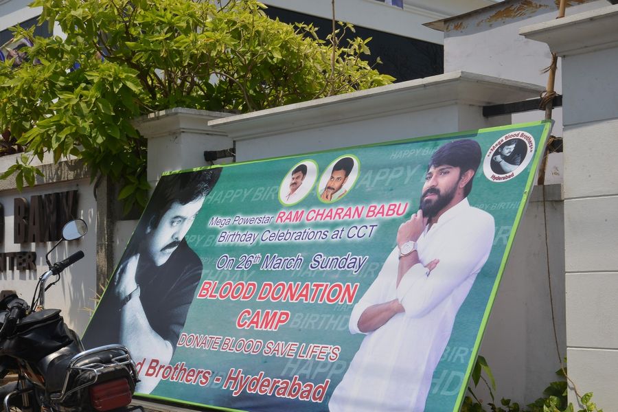 Ramcharan Birthday Celebrations at Chiranjeevi Blood Bank