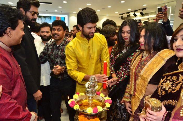 Rana, Vijay & Anu Emmanuel at KLM Shopping Mall Launch Photos