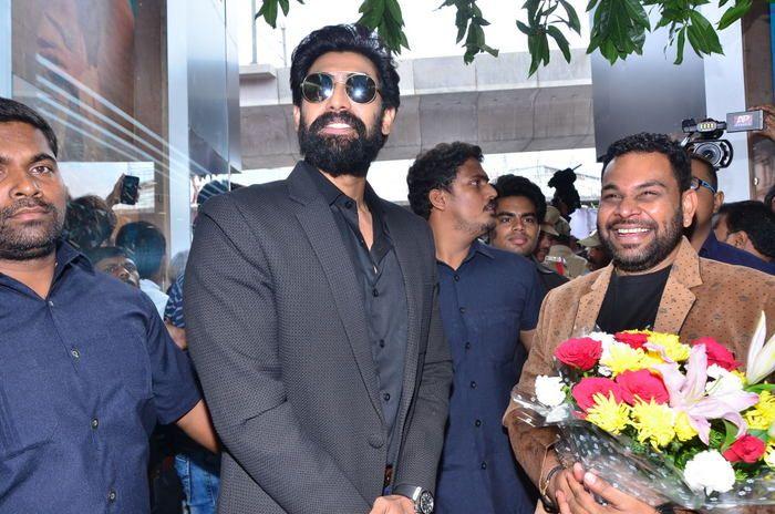 Rana, Vijay & Anu Emmanuel at KLM Shopping Mall Launch Photos