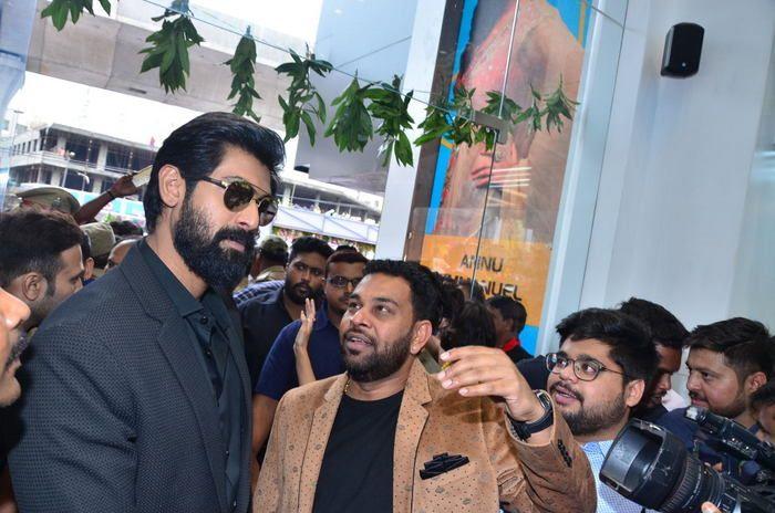Rana, Vijay & Anu Emmanuel at KLM Shopping Mall Launch Photos
