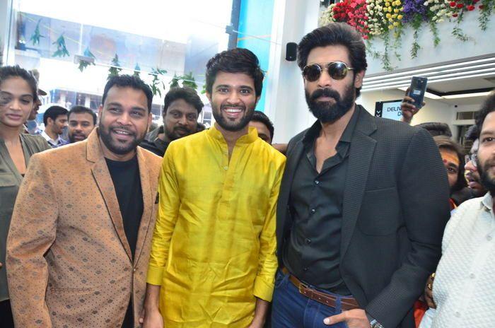 Rana, Vijay & Anu Emmanuel at KLM Shopping Mall Launch Photos