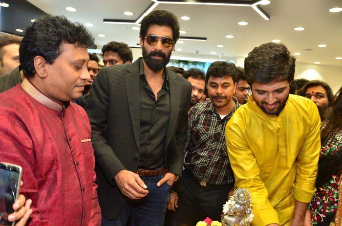 Rana, Vijay & Anu Emmanuel at KLM Shopping Mall Launch Photos