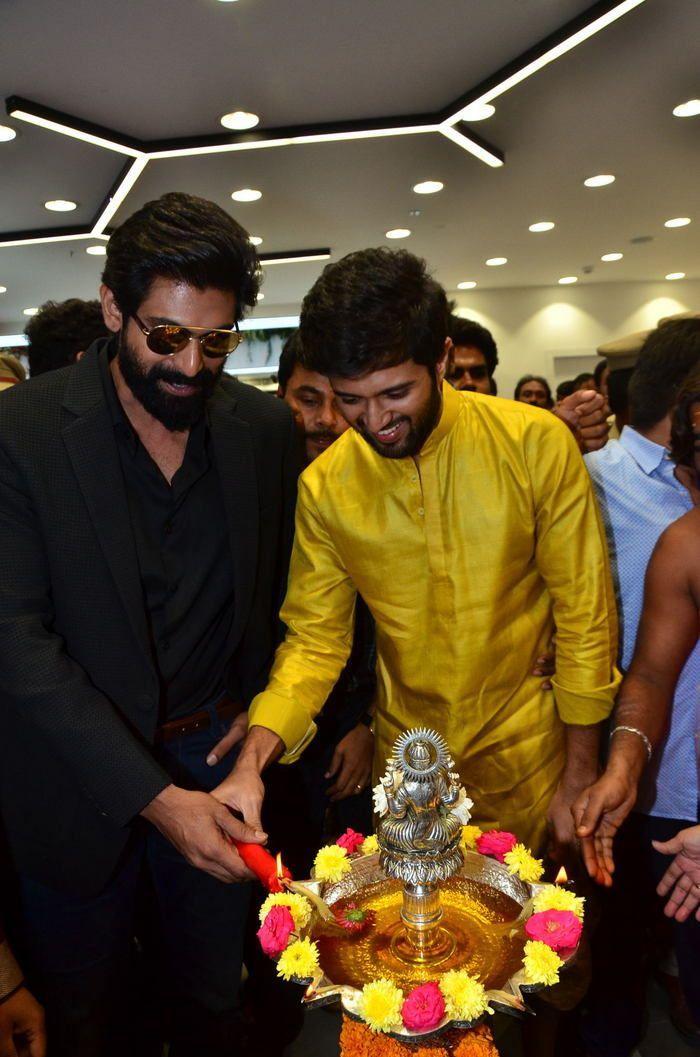 Rana, Vijay & Anu Emmanuel at KLM Shopping Mall Launch Photos