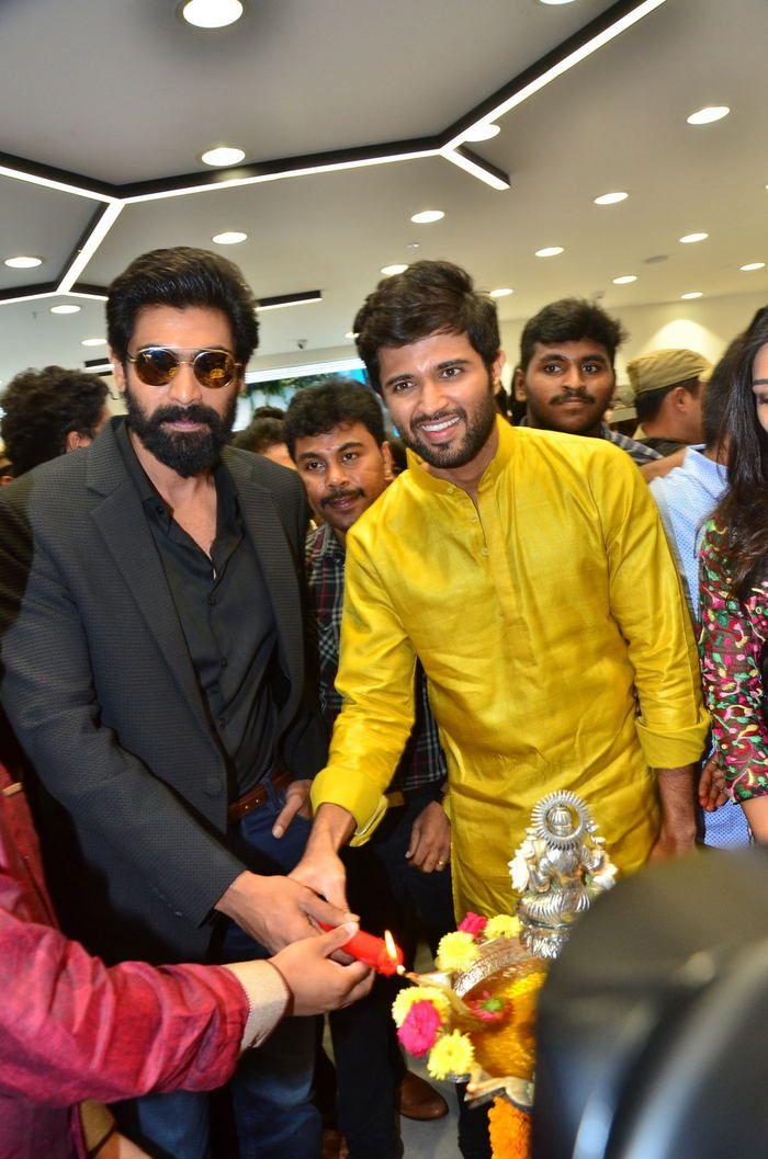Rana, Vijay & Anu Emmanuel at KLM Shopping Mall Launch Photos