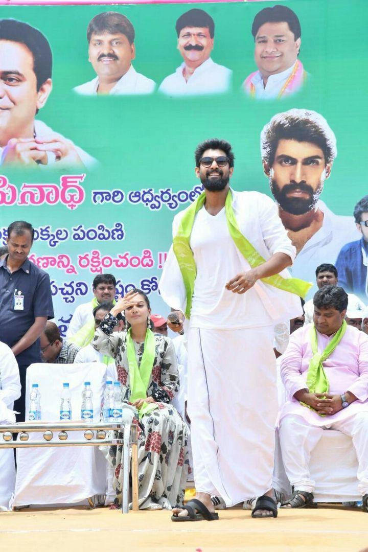 Rana and Actress Catherine Tresa Participate In Haritha Haram