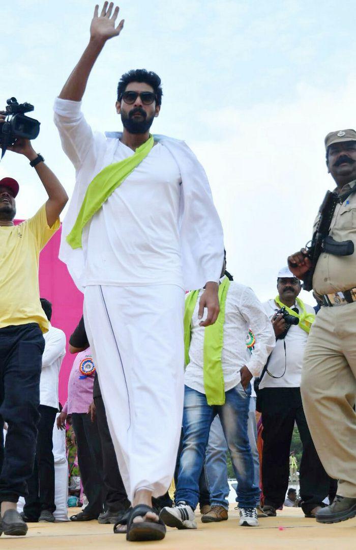 Rana and Actress Catherine Tresa Participate In Haritha Haram