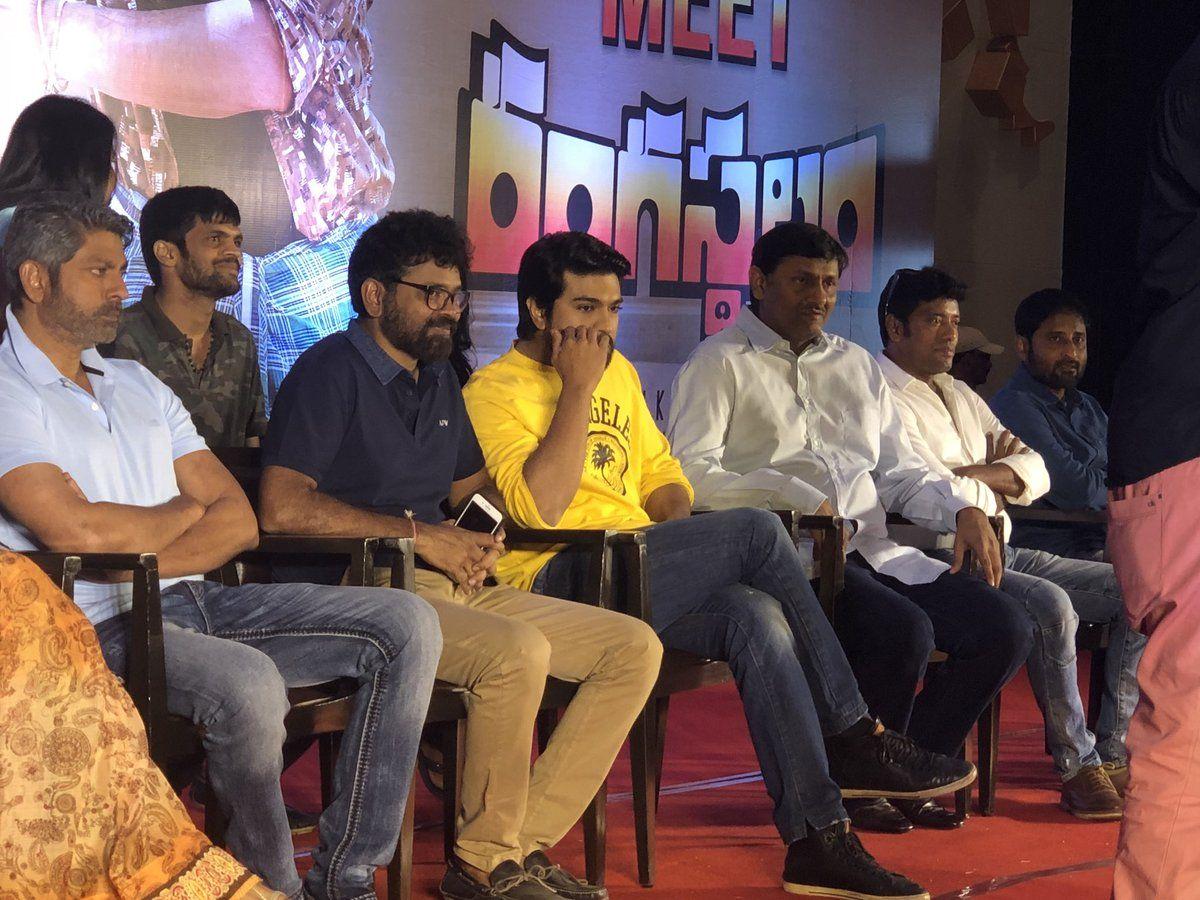 Rangasthalam Movie Thank You Meet Photos