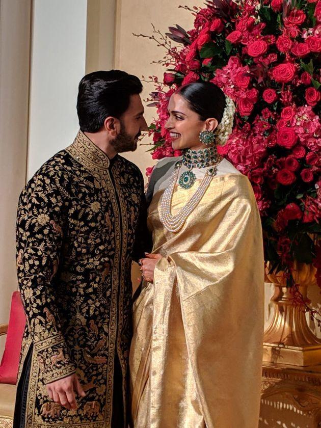 Ranveer Singh Deepika Padukone's wedding reception Pics