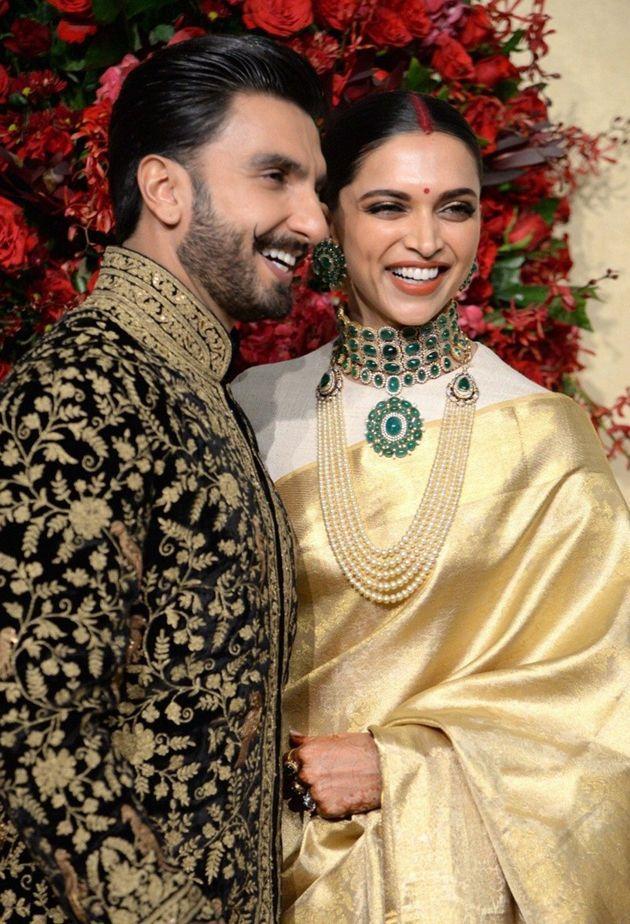 Ranveer Singh Deepika Padukone's wedding reception Pics