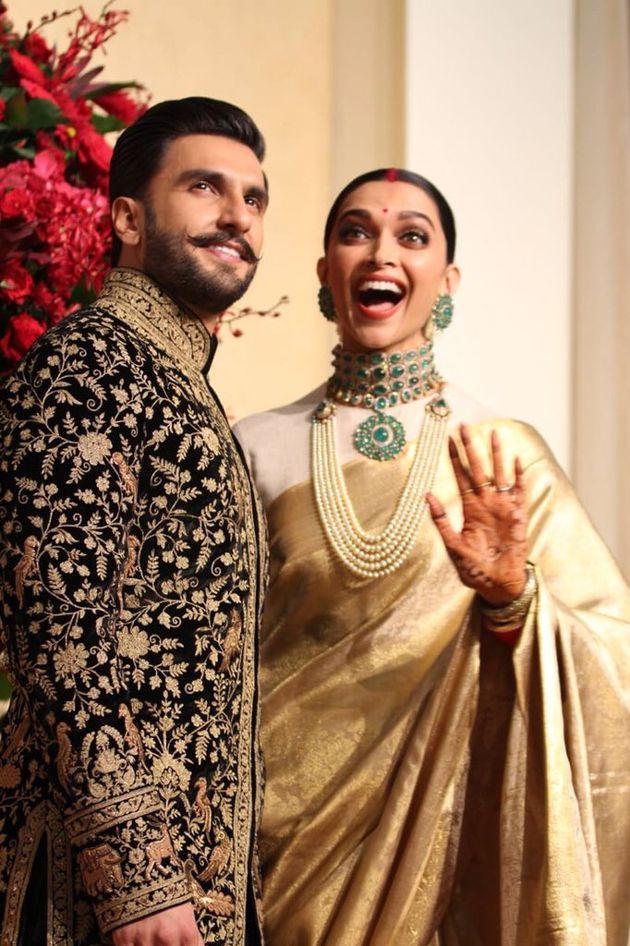 Ranveer Singh Deepika Padukone's wedding reception Pics