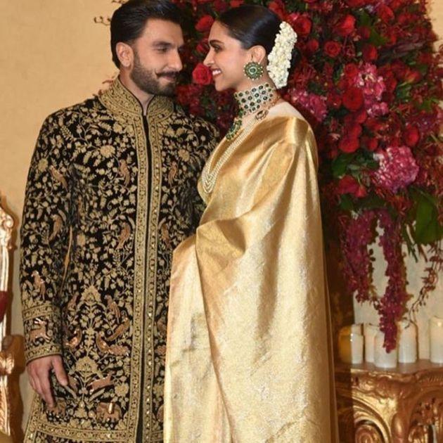 Ranveer Singh Deepika Padukone's wedding reception Pics