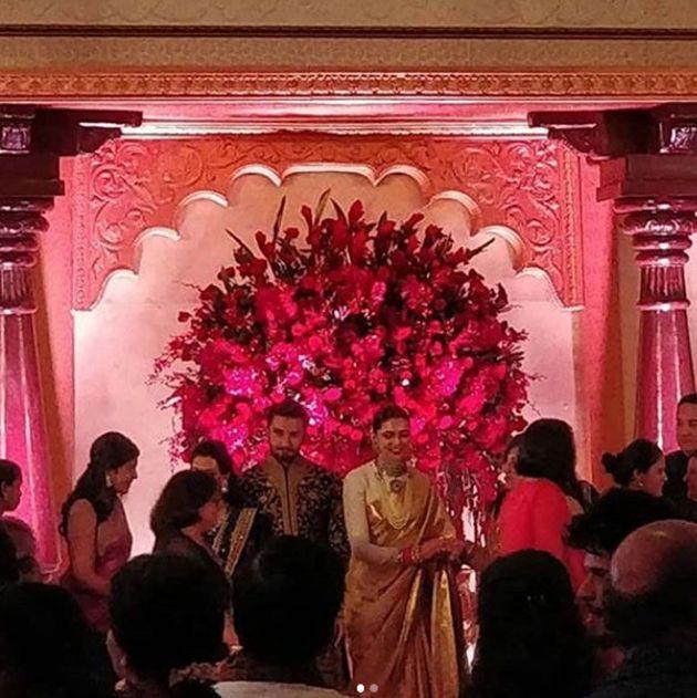 Ranveer Singh Deepika Padukone's wedding reception Pics