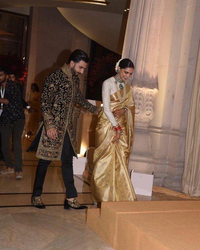 Ranveer Singh Deepika Padukone's wedding reception Pics