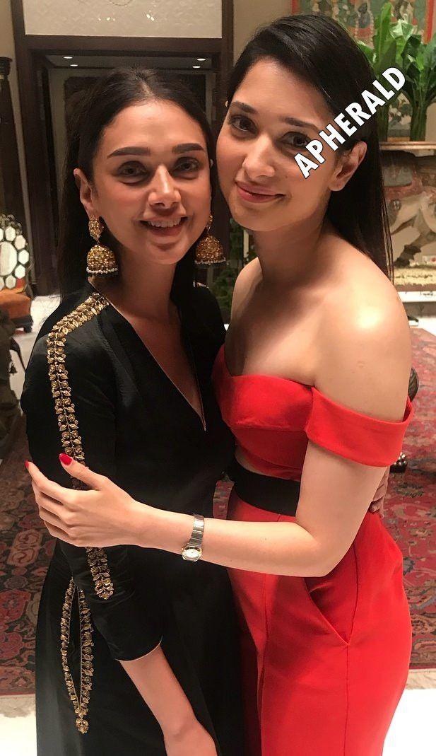 Red hot chicks at Raw Mango Brand 10th anniversary