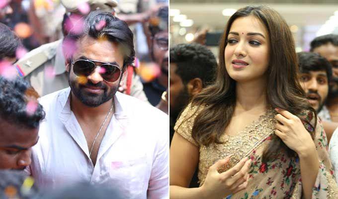 Sai Dharam Tej & Catherine Tresa Launches KLM Fashion Mall Photos