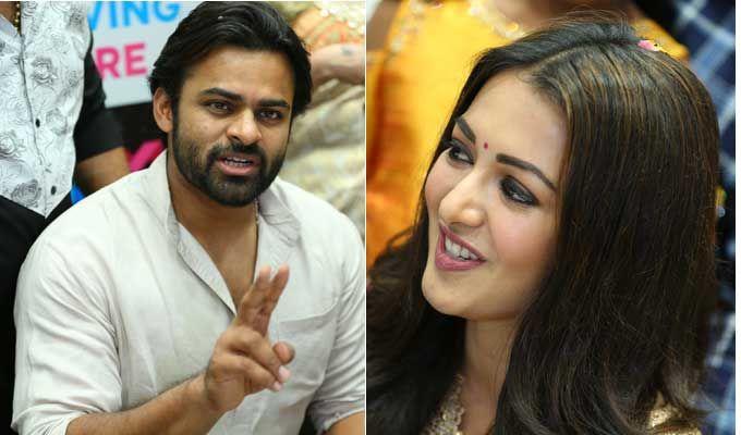 Sai Dharam Tej & Catherine Tresa Launches KLM Fashion Mall Photos