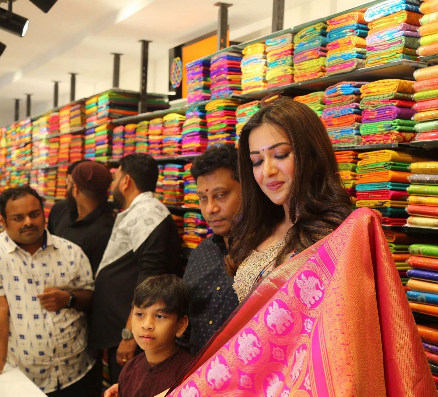 Sai Dharam Tej & Catherine Tresa Launches KLM Fashion Mall Photos