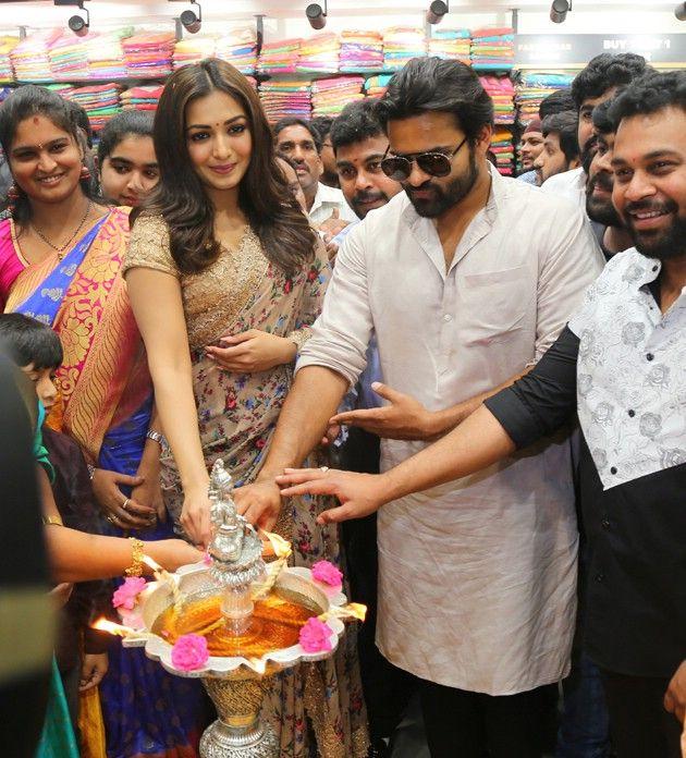 Sai Dharam Tej & Catherine Tresa Launches KLM Fashion Mall Photos