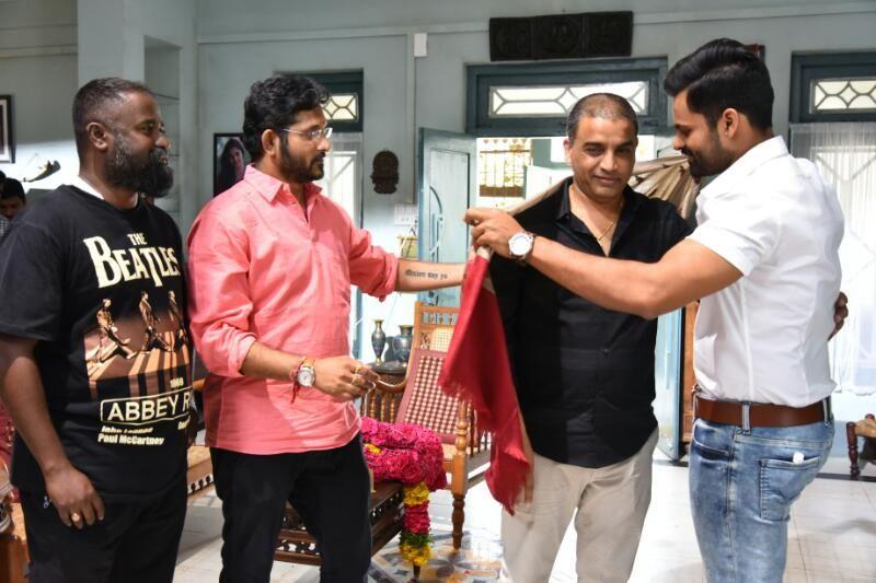 Sai Dharam Tej Felicitates Dil Raju for Shatamanam Bhavathi