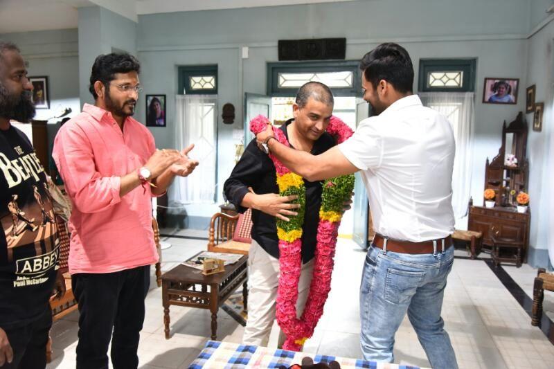 Sai Dharam Tej Felicitates Dil Raju for Shatamanam Bhavathi