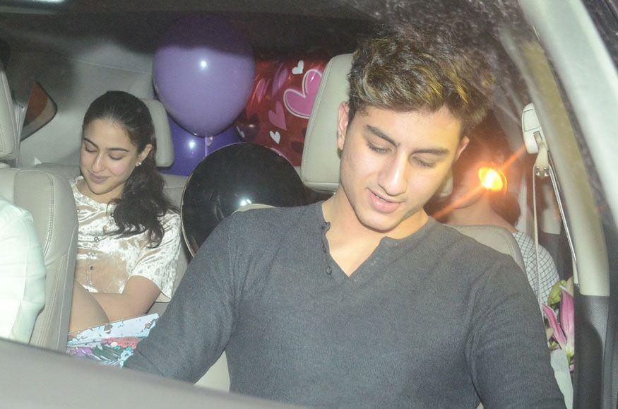Saif Ali Khan Celebrates Birthday with Sara & Ibrahim Ali Khan