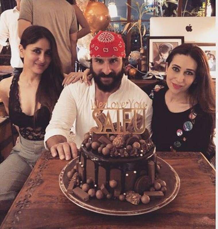 Saif Ali Khan Celebrates Birthday with Sara & Ibrahim Ali Khan