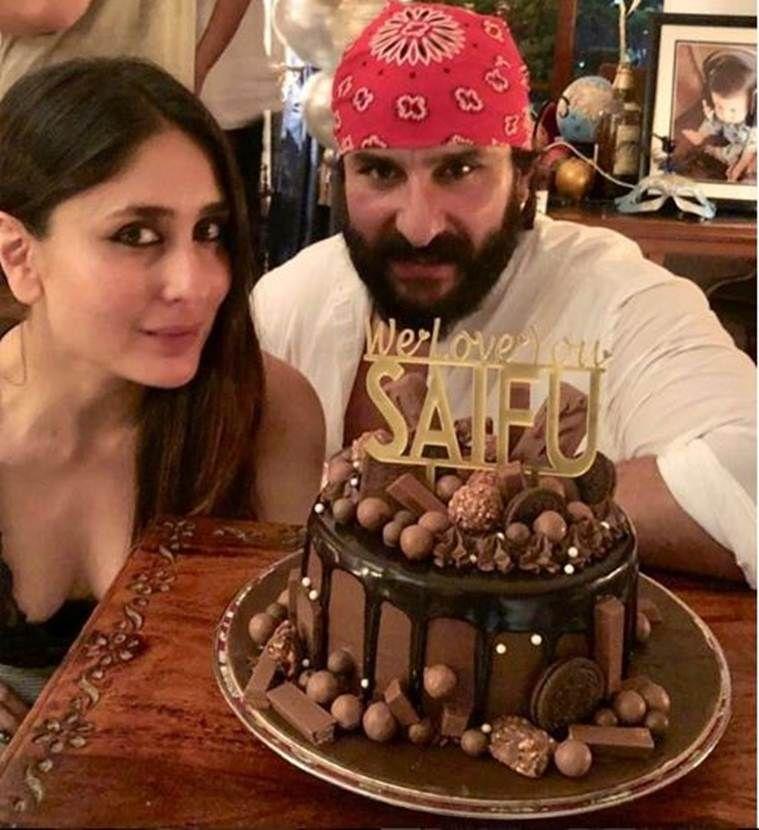 Saif Ali Khan Celebrates Birthday with Sara & Ibrahim Ali Khan