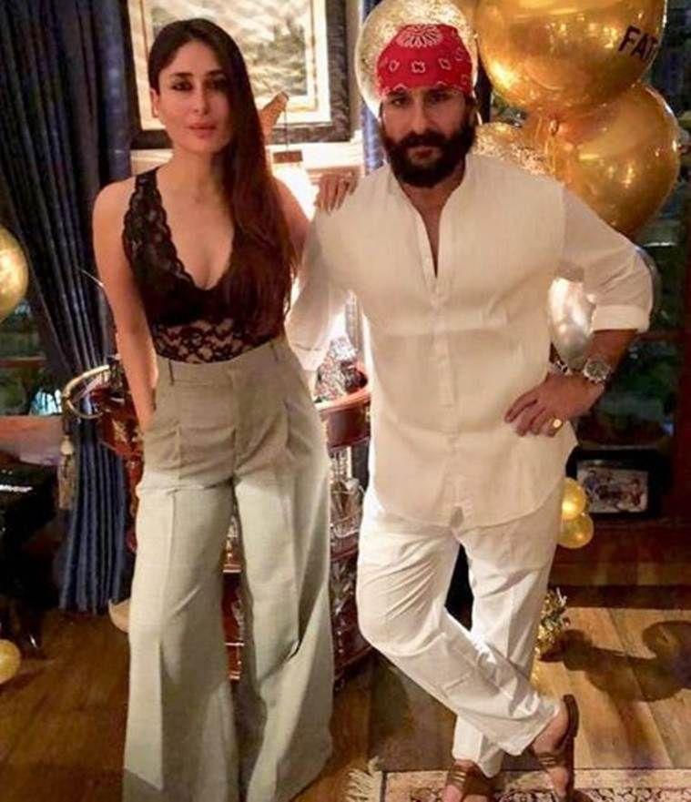 Saif Ali Khan Celebrates Birthday with Sara & Ibrahim Ali Khan