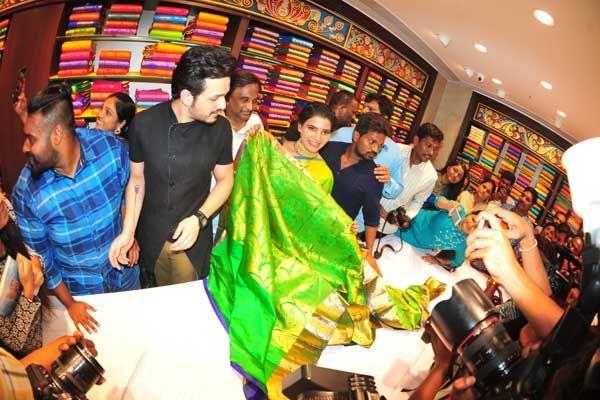Samantha & Akhil at South India Shopping Mall Launch Photos