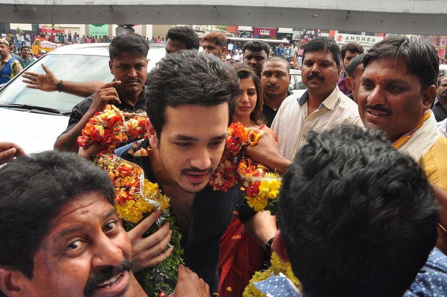 Samantha & Akhil Launch South India Shoping Mall Photos