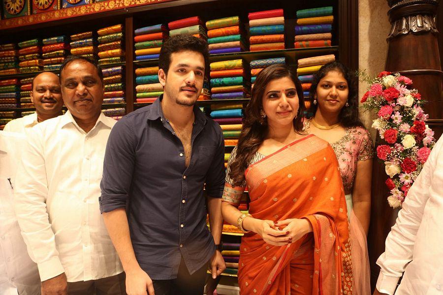 Samantha & Akhil Launch South India Shoping Mall Photos