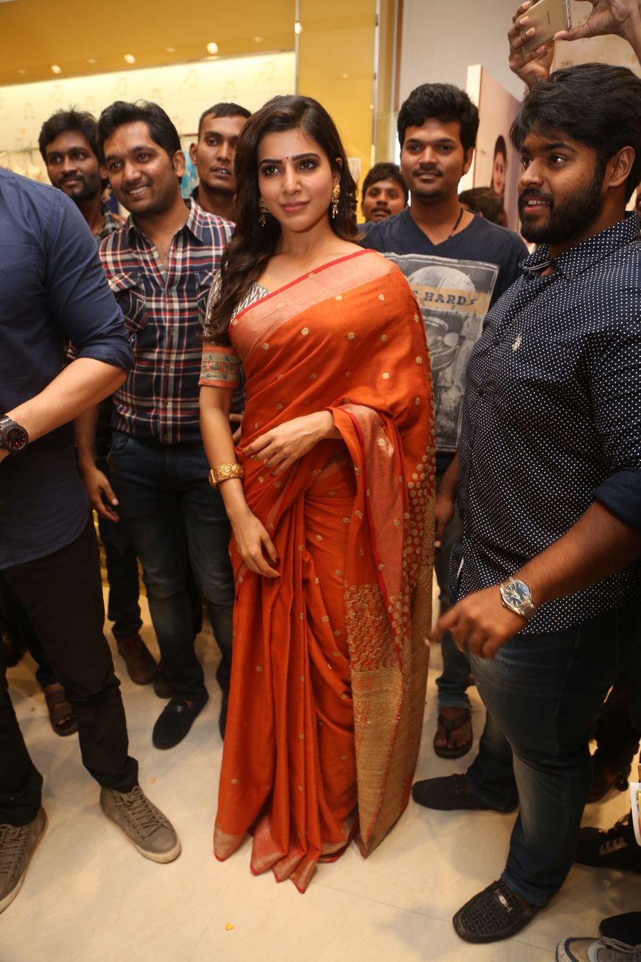 Samantha & Akhil Launch South India Shoping Mall Photos