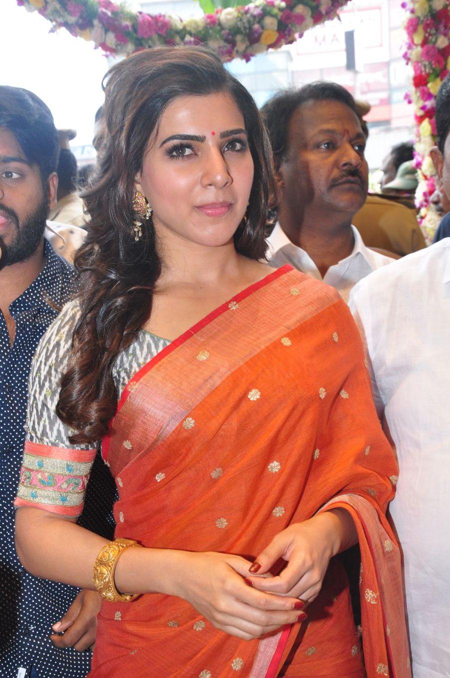 Samantha & Akhil Launch South India Shoping Mall Photos