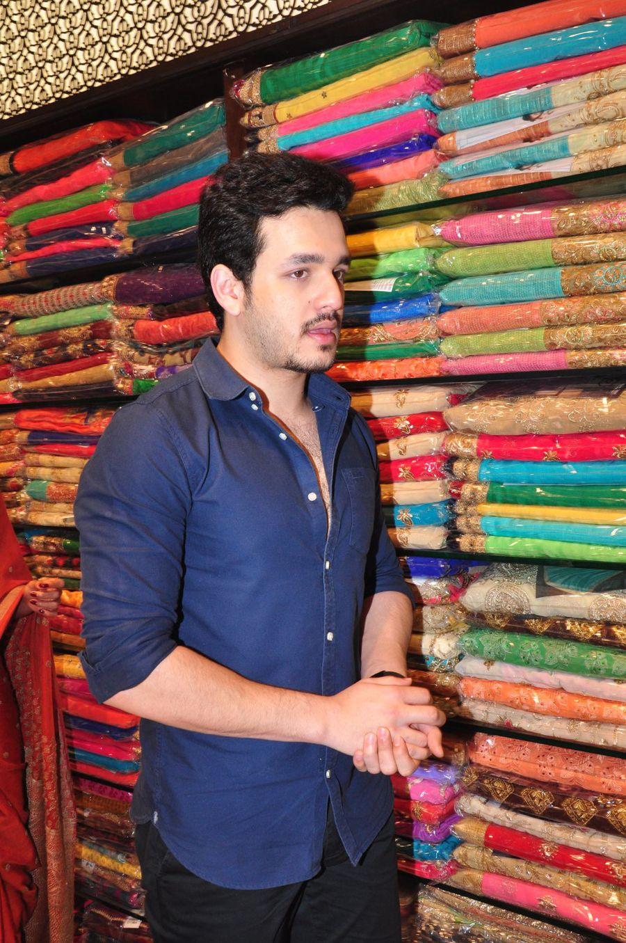 Samantha & Akhil Launch South India Shoping Mall Photos