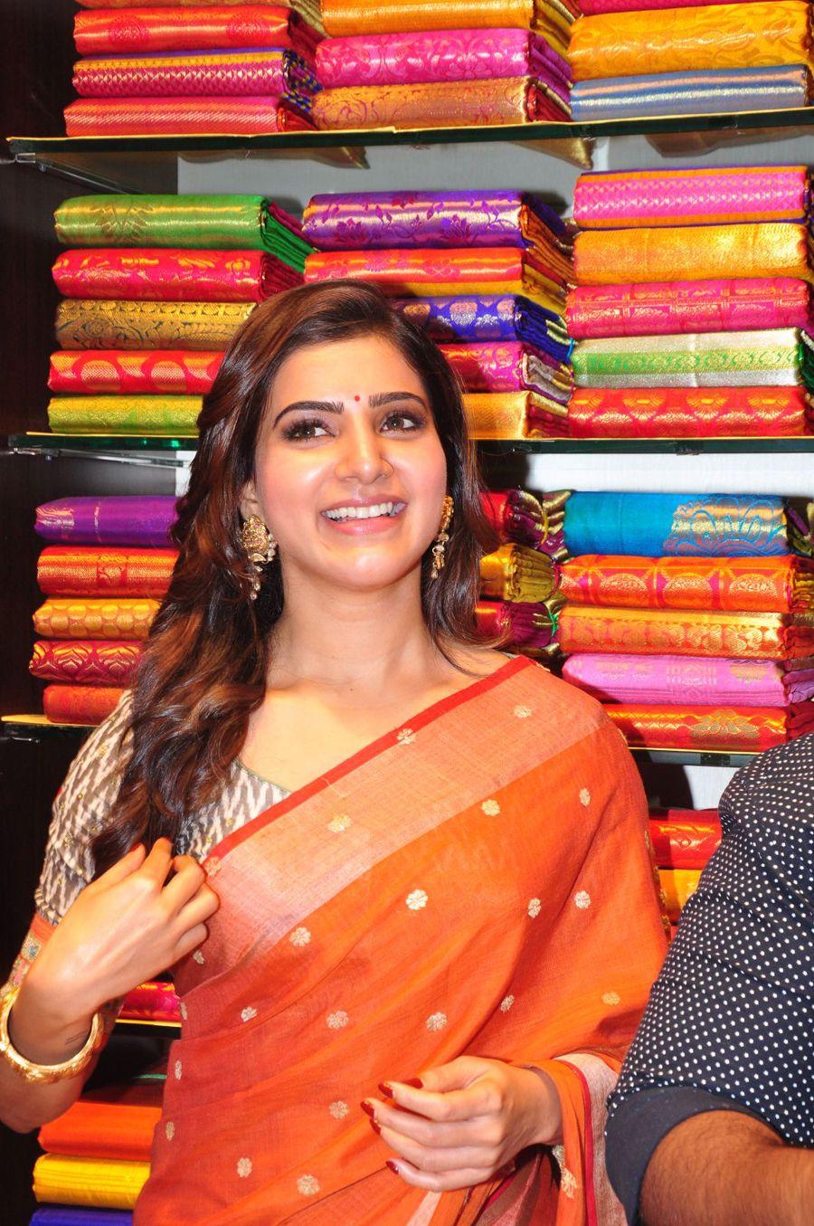 Samantha & Akhil Launch South India Shoping Mall Photos