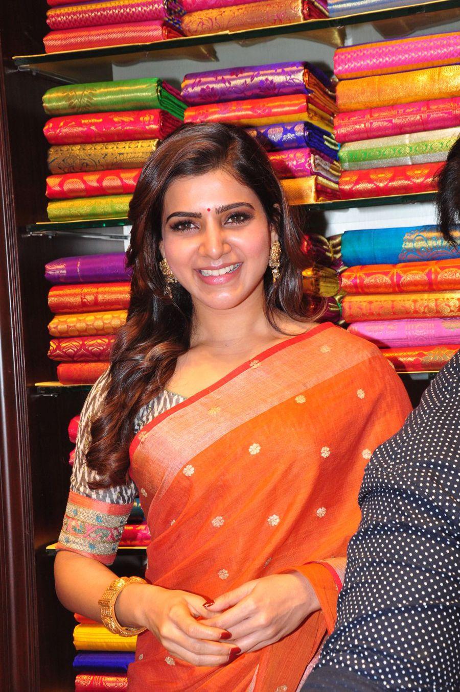 Samantha & Akhil Launch South India Shoping Mall Photos