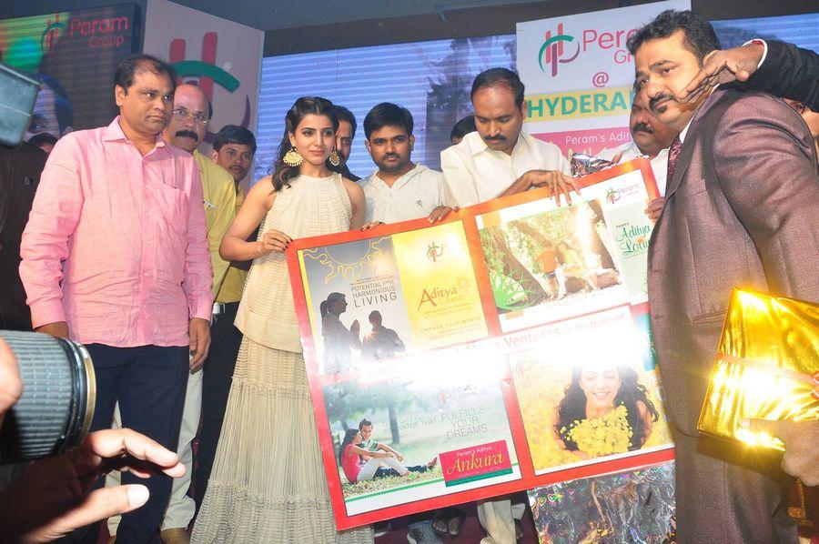 Samantha Launch Peram Mega Ventures Broucher Photos