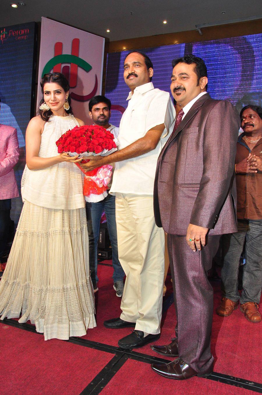 Samantha Launch Peram Mega Ventures Broucher Photos