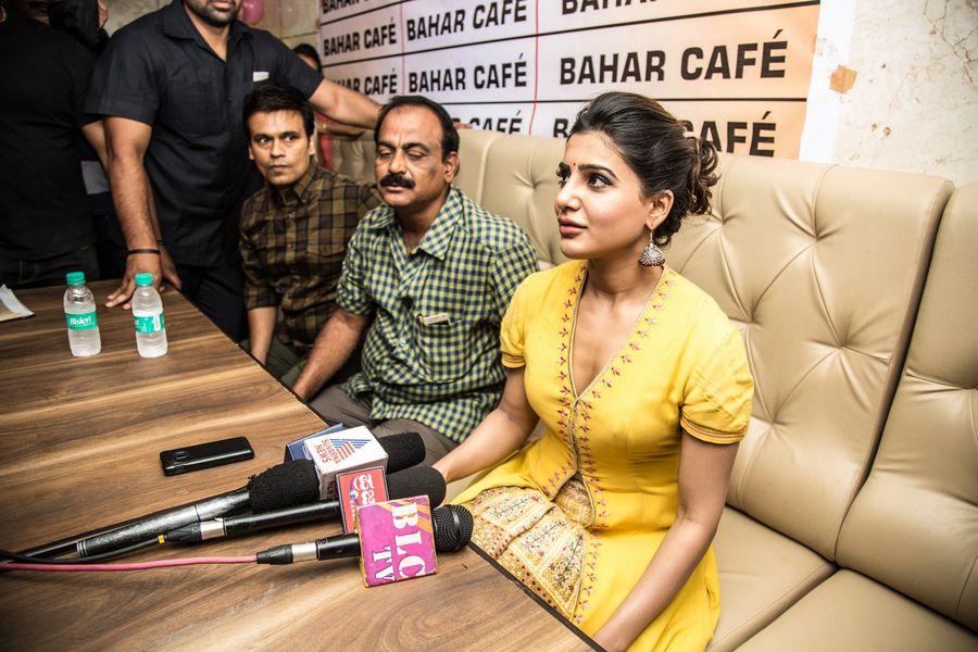 Samantha Launches 7th Bahar Cafe Restaurant Photos