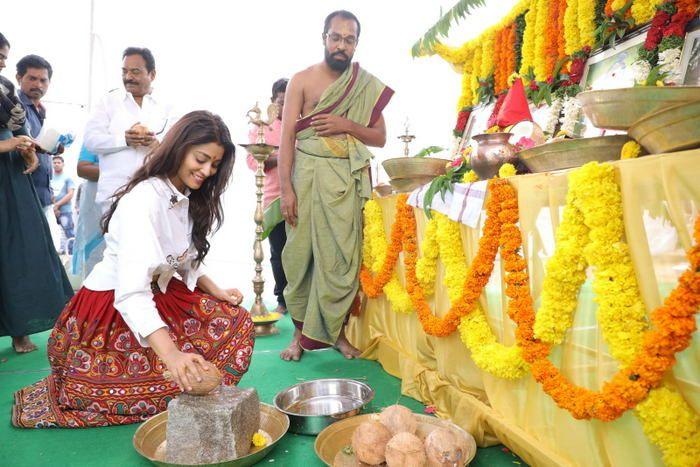 Shriya Saran & Niharika's New Film Launch Photos