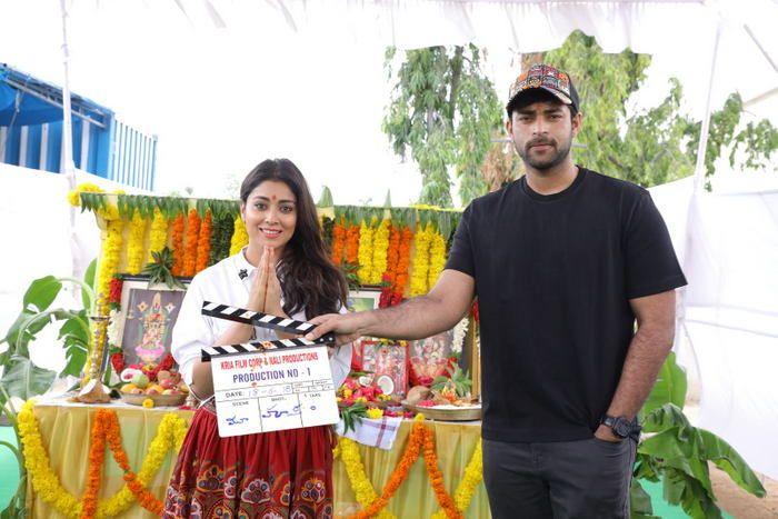 Shriya Saran & Niharika's New Film Launch Photos