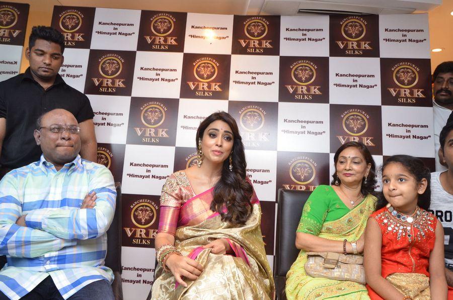 Shriya Saran Launches VRK Silks at Himayat Nagar