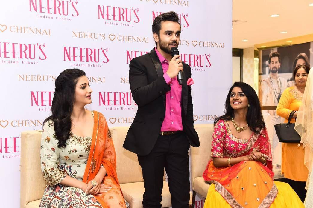 Shruti Haasan Stills At Neerus Store Launch In Chennai